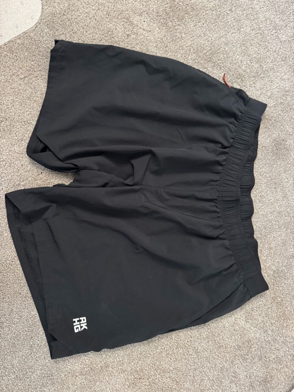 Men's Black Athletic Shorts Alaskan Headgear - Lightweight Performance